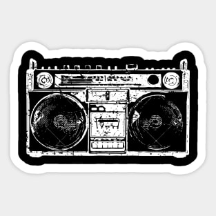 Vintage Cassette Recorder Sticker